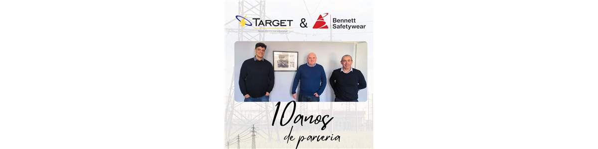 Target Solues em  parceria com a empresa britnica Bennett Safetywear